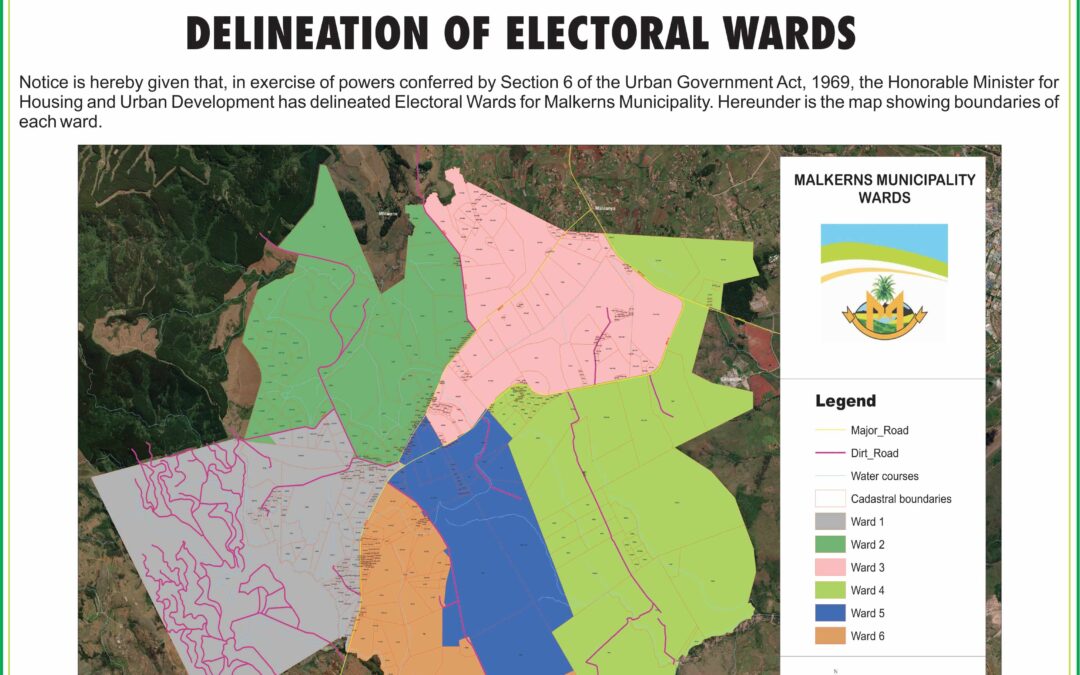 Delineation of electoral wards